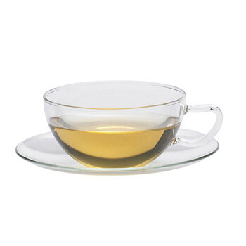 TE Tea Cup with Saucer Glass 150ml 6 pcs. image