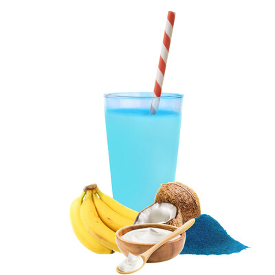 SM17 Blauwe Spirulina/Banaan/Yoghurt/Kokos (33 x 150gr) image